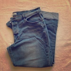 LOFT Boyfriend Cuffed Jeans